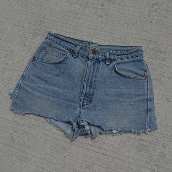 Orange Tab Levis 631 Cutoff Jean Shorts - Picture 2 of 5